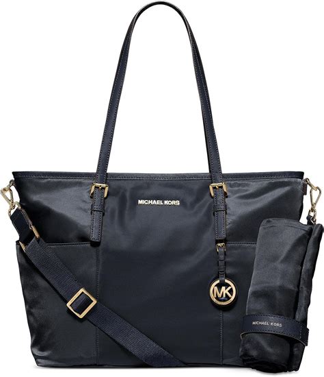 michael kors jet set large nylon pocket baby diaper bag|Michael Kors diaper bag baby.